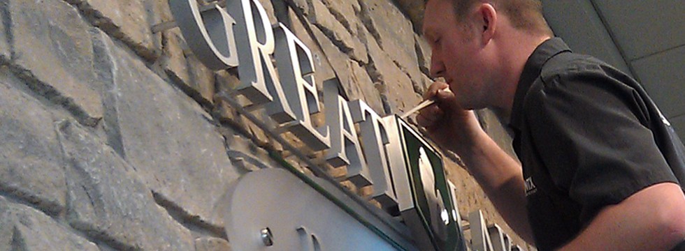 Services Inside Signage