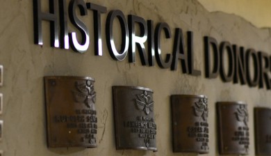 Memorial Healthcare Donor Wall Detail